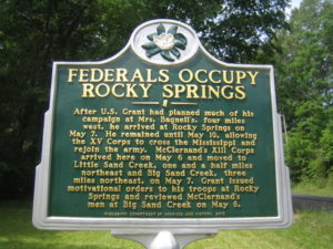 Federals Occupy Rocky Springs
